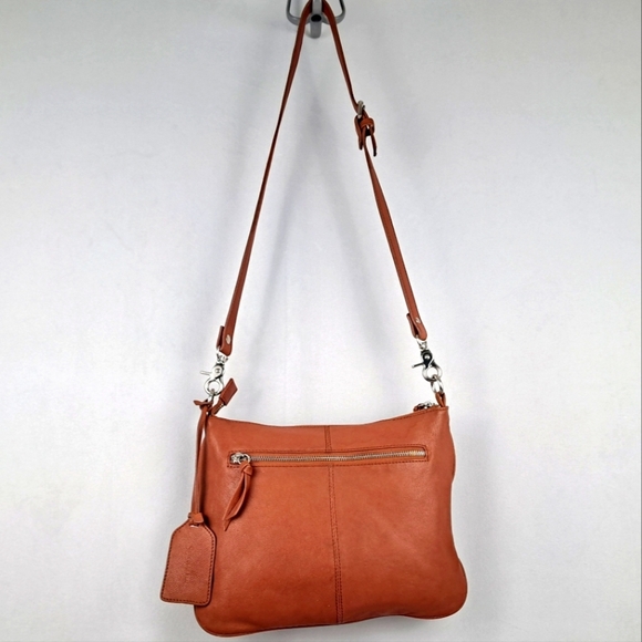 Chocolat Blu Leather Crossbody Bag - Picture 4 of 6